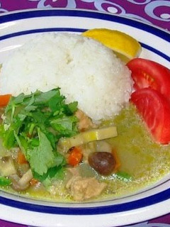 A picture of My Family's Seriously Yummy Thai Curry.