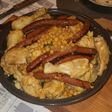 Couscous poulet merguez en marmite