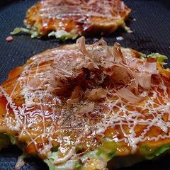 Fluffy Okonomiyaki A picture of Fluffy Okonomiyaki.