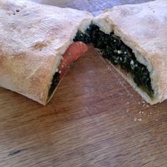 A picture of Spinach & Pepperoni Calzone.