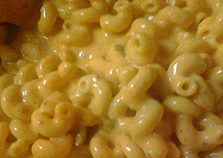 Easiest Way to Make Ultimate Macaroni and leftover nacho cheese