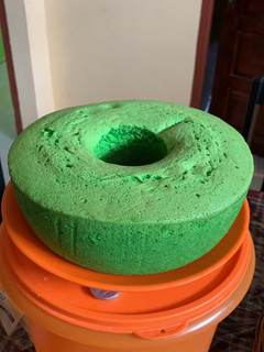 Foto resep Bolu pasta pandan