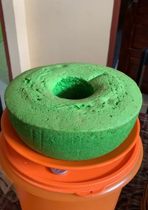 Foto resep Bolu pasta pandan