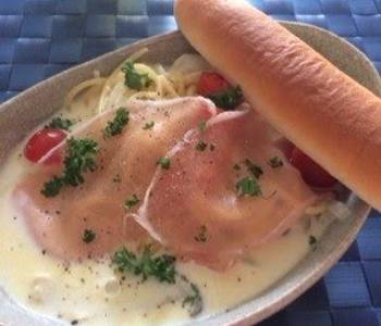 The New Way Cooking Recipe Easy in One Pan Cured Ham Soup Pasta Home Style