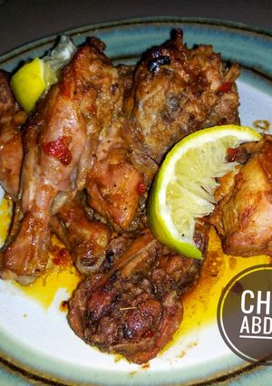 A picture of Orange flavoured chicken.