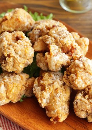 A picture of Delicious Karaage with Shirodashi.