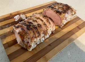 Una foto de Pork Loin, lomo cerdo al horno