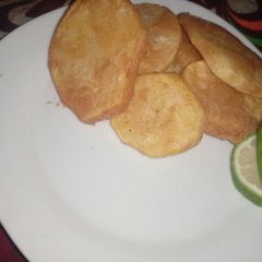 A picture of Simple sliced bhajia.