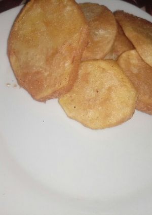 A picture of Simple sliced bhajia.