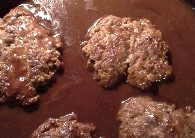 Steps to Prepare Quick Easy hamburger and gravy