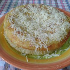 Rosti-potato pie A picture of Rosti-potato pie.