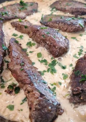 Une photo de Foie de sanglier poêler