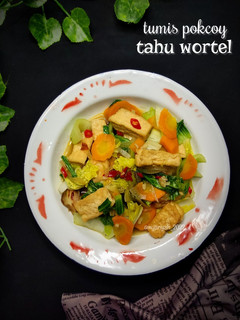 Foto resep Tumis pokcoy tahu wortel
