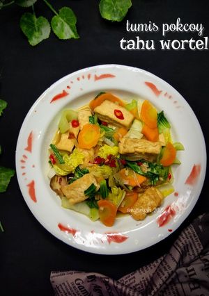 Foto resep Tumis pokcoy tahu wortel