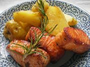 A picture of salmon fillet