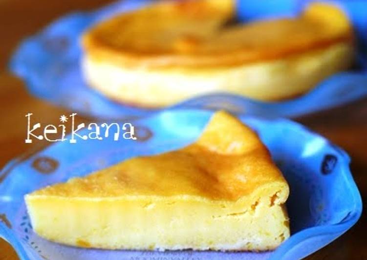 Recipe of Award-winning Super Easy Rich Kabocha Pudding Cake with Pancake Mix