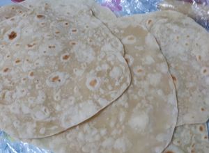 صورة لوصفة خبز الصاج او التورتلا