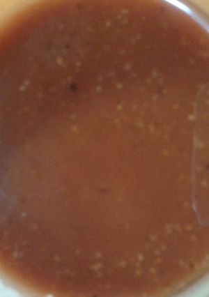 A picture of Easy sweet and spicy barbecue sauce.