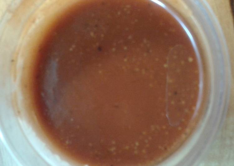Easy sweet and spicy barbecue sauce