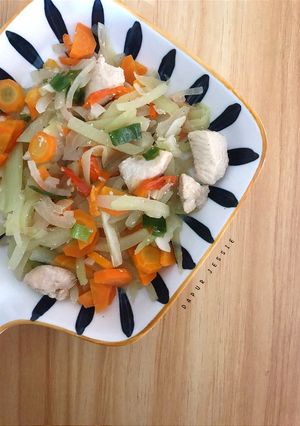Foto resep Tumis Ayam Labu Siam