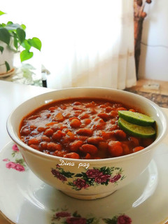 عکسی از دستور خوراک لوبیا چیتی