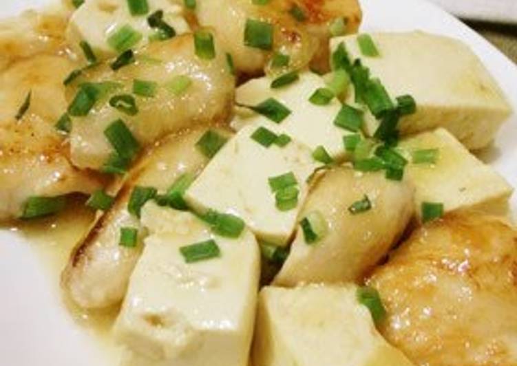 Recipe of Ultimate Chicken Breast and Tofu Simmer