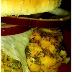 A picture of Mike's Lemon Chicken Sandwiches.