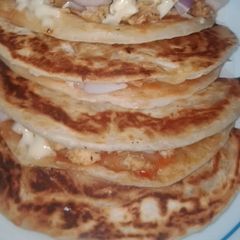 A picture of Pizza paratha.