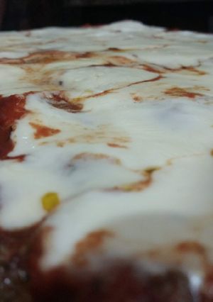 Una foto de Pizza de carne