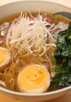 A picture of Seasoned Eggs for Ramen.