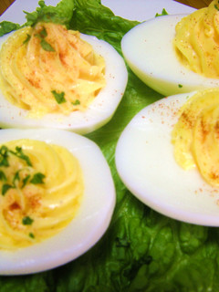 A picture of Deviled Eggs for Parties and Events.