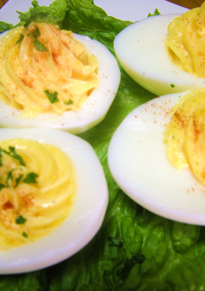 A picture of Deviled Eggs for Parties and Events.