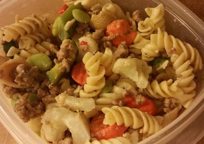 Recipe of Award-winning Ground turkey Italian veggie pasta