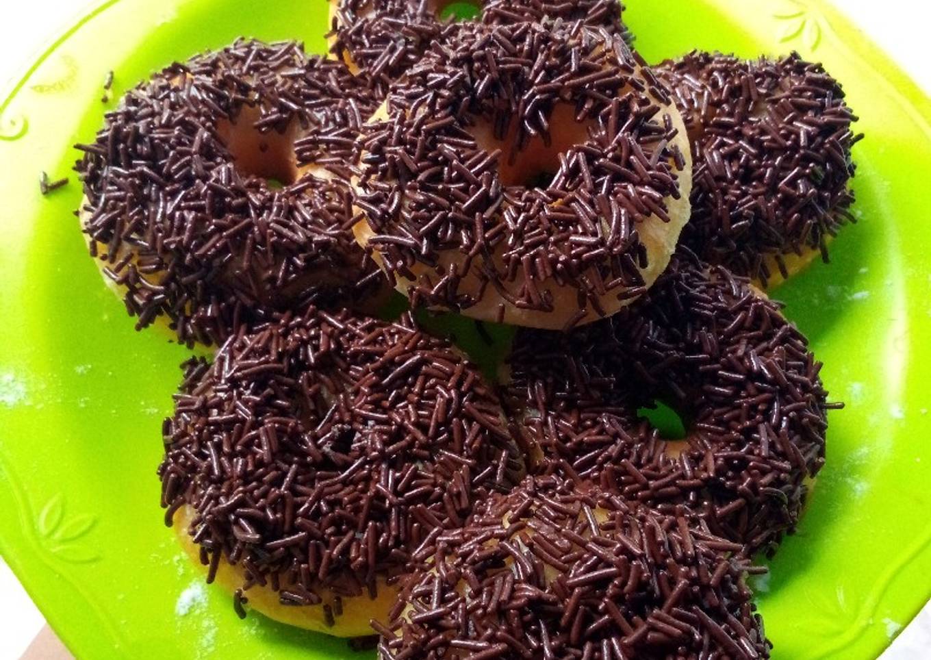 Donat empuk tanpa ulen tanpa mixer