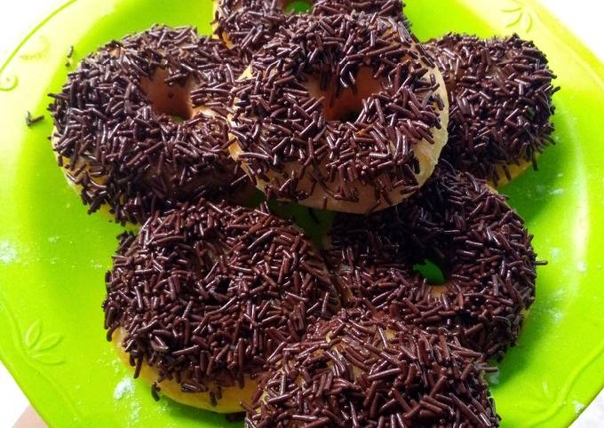 Bagaimana cara membuat Donat empuk tanpa ulen tanpa mixer dijamin gurih