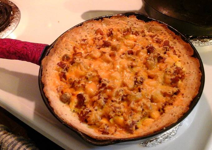 Simple Way to Make Quick Deep dish breakfast pizza