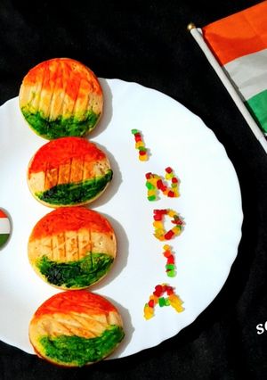 A picture of Tricolour Pancakes.