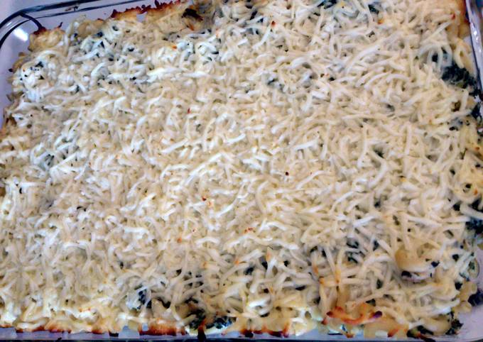 Recipe of Homemade baked spinach macaroni