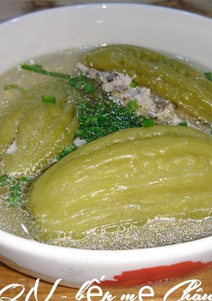 Hình của món Canh khổ qua nhà.