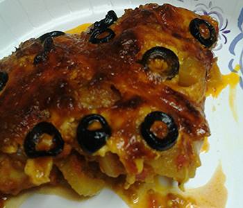 Unique Cuisine Eggplant chicken casserole Practical Delicious