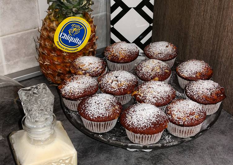 Muffin Con Barrette Kinder Max e Farina di Riso