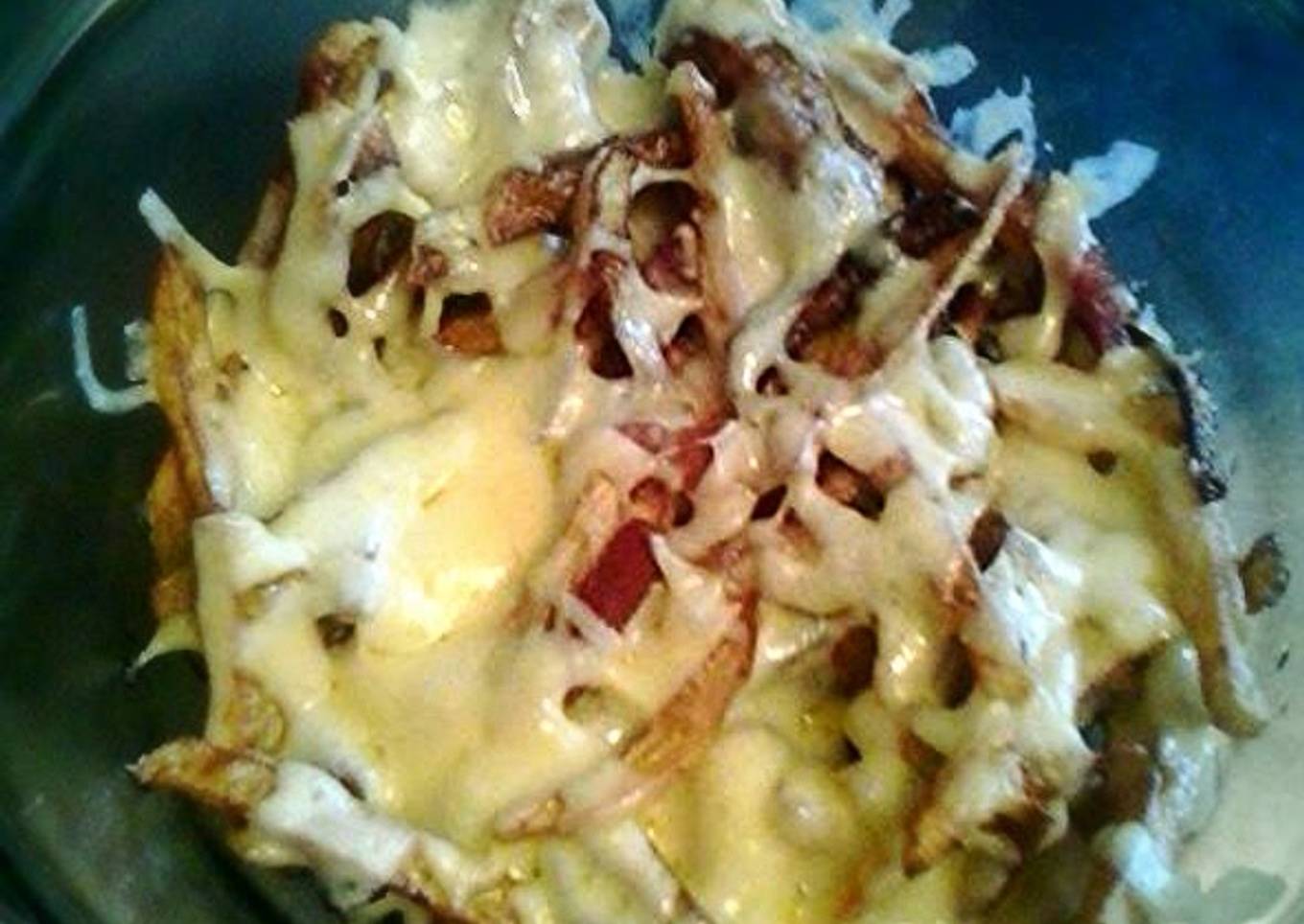 Potato, cheese and bacon.