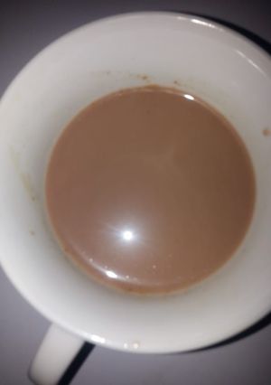 A picture of Chocolate tea #new author contest#.