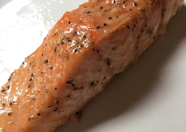 Recipe of Favorite Sweet Glazed Salmon