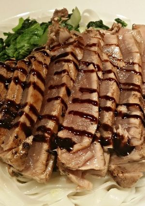 A picture of Pan Seared Yellowfin Tuna.