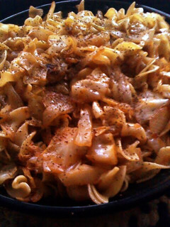 A picture of Lulu's Fried Cabbage And Noodles.