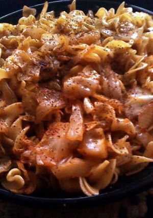 A picture of Lulu's Fried Cabbage And Noodles.