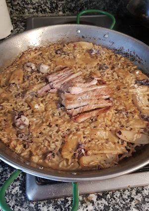 Una foto de Arroz mar y montaña