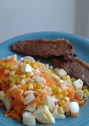 Una foto de Ensalada de zanahoria