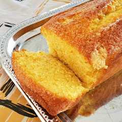 A picture of Budín de naranja extra húmedo con crumble 🍊🧡.